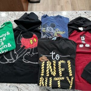 Disney Mickey Mouse Kids Hoodie - Black and Red